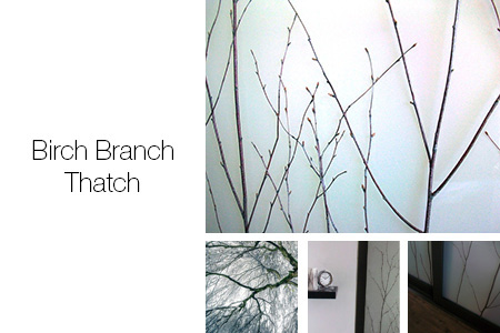 Birch Branch Thatch Sliding Closet Doors