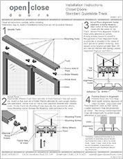 Woodgrains Sliding Closet Doors Installation Instructions