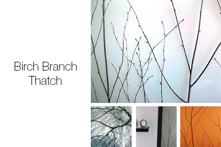 Birch Branch Thatch Pocket Doors