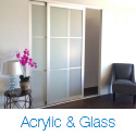 Acrylic And Glass Room Dividers Wall Systems